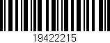 Código de barras (EAN, GTIN, SKU, ISBN): '19422215'