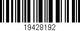 Código de barras (EAN, GTIN, SKU, ISBN): '19428192'