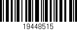 Código de barras (EAN, GTIN, SKU, ISBN): '19448515'