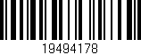 Código de barras (EAN, GTIN, SKU, ISBN): '19494178'