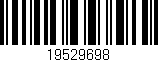 Código de barras (EAN, GTIN, SKU, ISBN): '19529698'