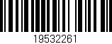 Código de barras (EAN, GTIN, SKU, ISBN): '19532261'