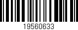 Código de barras (EAN, GTIN, SKU, ISBN): '19560633'