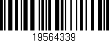 Código de barras (EAN, GTIN, SKU, ISBN): '19564339'