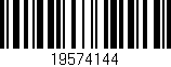 Código de barras (EAN, GTIN, SKU, ISBN): '19574144'