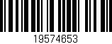 Código de barras (EAN, GTIN, SKU, ISBN): '19574653'