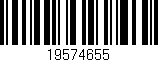 Código de barras (EAN, GTIN, SKU, ISBN): '19574655'