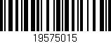 Código de barras (EAN, GTIN, SKU, ISBN): '19575015'