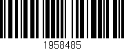 Código de barras (EAN, GTIN, SKU, ISBN): '1958485'