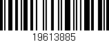Código de barras (EAN, GTIN, SKU, ISBN): '19613885'