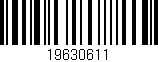 Código de barras (EAN, GTIN, SKU, ISBN): '19630611'