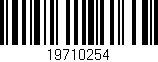 Código de barras (EAN, GTIN, SKU, ISBN): '19710254'