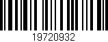 Código de barras (EAN, GTIN, SKU, ISBN): '19720932'