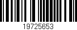 Código de barras (EAN, GTIN, SKU, ISBN): '19725653'