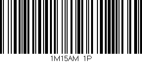 Código de barras (EAN, GTIN, SKU, ISBN): '1M15AM/1P'