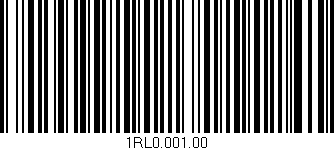 Código de barras (EAN, GTIN, SKU, ISBN): '1RL0.001.00'