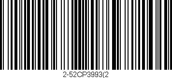 Código de barras (EAN, GTIN, SKU, ISBN): '2-52CP3993(2'