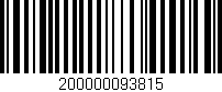 Código de barras (EAN, GTIN, SKU, ISBN): '200000093815'