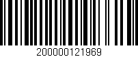 Código de barras (EAN, GTIN, SKU, ISBN): '200000121969'