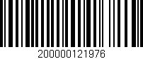 Código de barras (EAN, GTIN, SKU, ISBN): '200000121976'