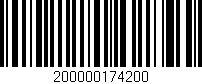 Código de barras (EAN, GTIN, SKU, ISBN): '200000174200'