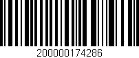 Código de barras (EAN, GTIN, SKU, ISBN): '200000174286'