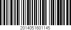 Código de barras (EAN, GTIN, SKU, ISBN): '2014051601145'