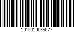 Código de barras (EAN, GTIN, SKU, ISBN): '2018020065877'