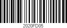 Código de barras (EAN, GTIN, SKU, ISBN): '2020FD05'