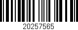 Código de barras (EAN, GTIN, SKU, ISBN): '20257565'
