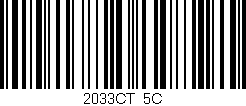 Código de barras (EAN, GTIN, SKU, ISBN): '2033CT/5C'