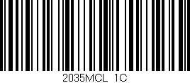 Código de barras (EAN, GTIN, SKU, ISBN): '2035MCL/1C'