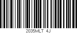 Código de barras (EAN, GTIN, SKU, ISBN): '2035MLT/4J'