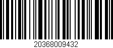 Código de barras (EAN, GTIN, SKU, ISBN): '20368009432'