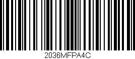 Código de barras (EAN, GTIN, SKU, ISBN): '2036MFPA4C'