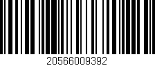 Código de barras (EAN, GTIN, SKU, ISBN): '20566009392'