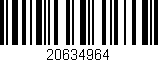 Código de barras (EAN, GTIN, SKU, ISBN): '20634964'