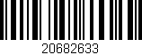 Código de barras (EAN, GTIN, SKU, ISBN): '20682633'