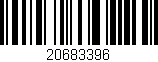 Código de barras (EAN, GTIN, SKU, ISBN): '20683396'