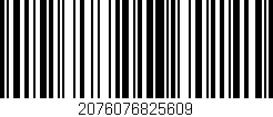 Código de barras (EAN, GTIN, SKU, ISBN): '2076076825609'
