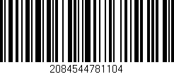 Código de barras (EAN, GTIN, SKU, ISBN): '2084544781104'