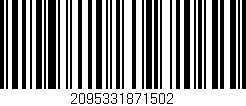 Código de barras (EAN, GTIN, SKU, ISBN): '2095331871502'