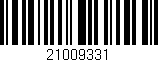 Código de barras (EAN, GTIN, SKU, ISBN): '21009331'