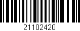 Código de barras (EAN, GTIN, SKU, ISBN): '21102420'