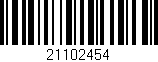 Código de barras (EAN, GTIN, SKU, ISBN): '21102454'