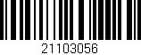 Código de barras (EAN, GTIN, SKU, ISBN): '21103056'