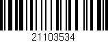 Código de barras (EAN, GTIN, SKU, ISBN): '21103534'