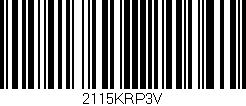 Código de barras (EAN, GTIN, SKU, ISBN): '2115KRP3V'