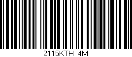 Código de barras (EAN, GTIN, SKU, ISBN): '2115KTH/4M'