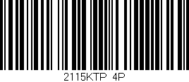 Código de barras (EAN, GTIN, SKU, ISBN): '2115KTP/4P'